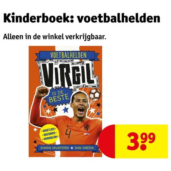 Kinderboek: voetbalhelden
