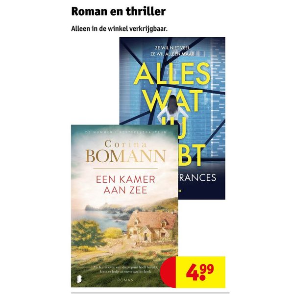 Roman en thriller