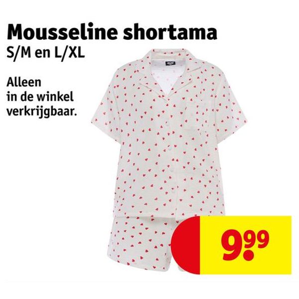 Mousseline shortama