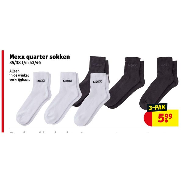 Mexx quarter sokken