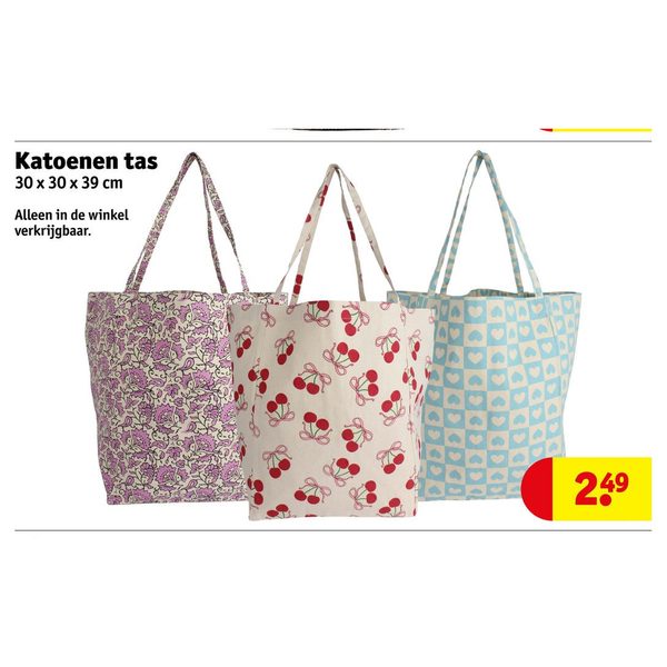 Katoenen tas
