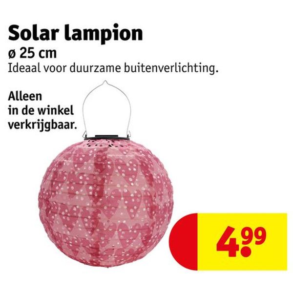 Solar lampion