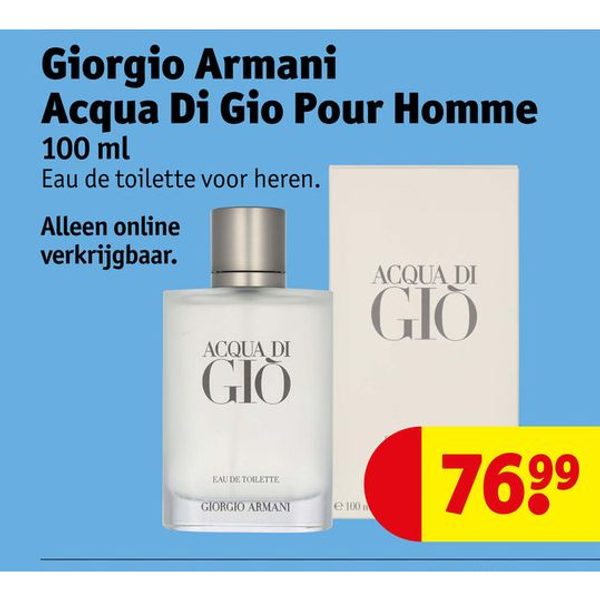 Giorgio Armani Acqua Di Gio Pour Homme 100 ml