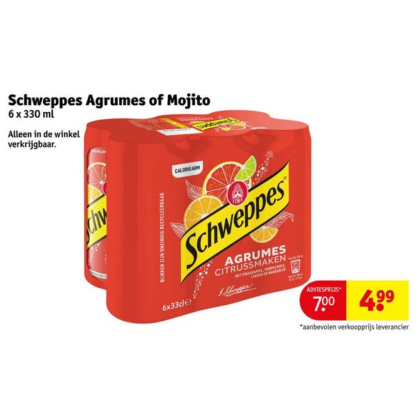 Schweppes Agrumes of Mojito