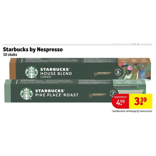 Starbucks by Nespresso capsules