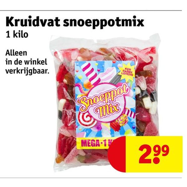 Kruidvat snoeppotmix