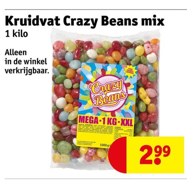 Kruidvat Crazy Beans mix