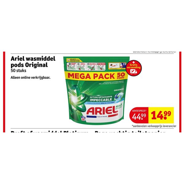Ariel wasmiddel pods Original