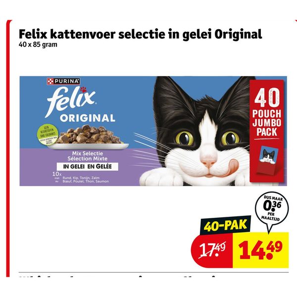 Felix kattenvoer selectie in gelei Original
