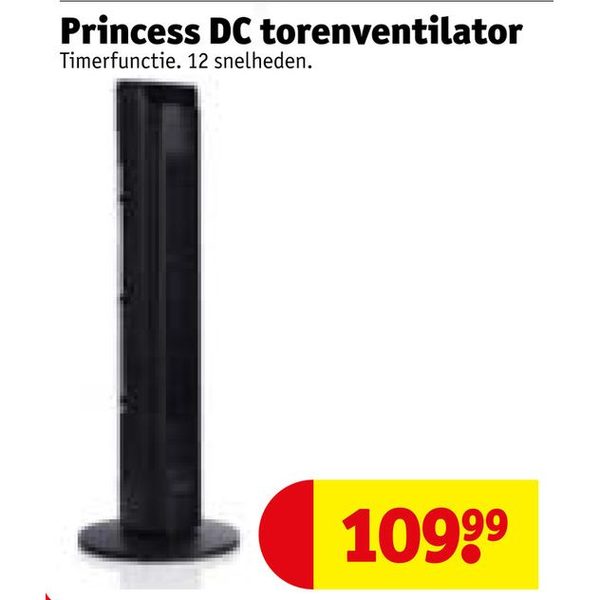 Princess DC torenventilator
