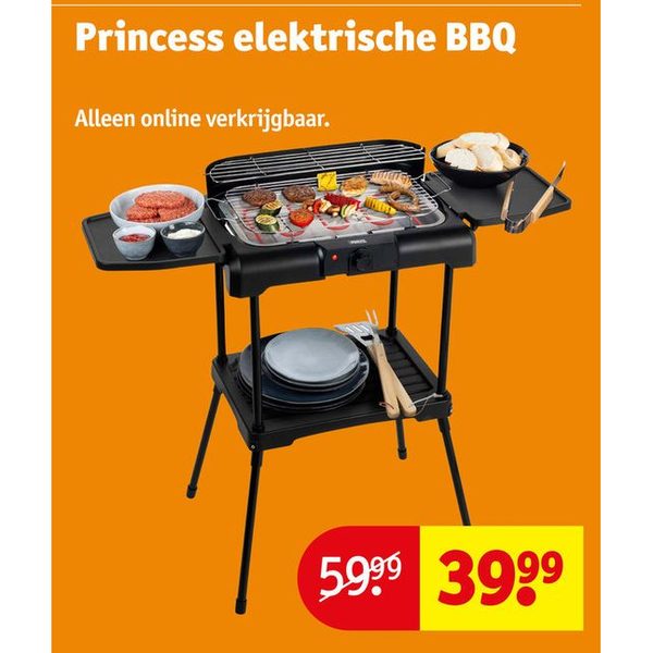 Princess elektrische BBQ