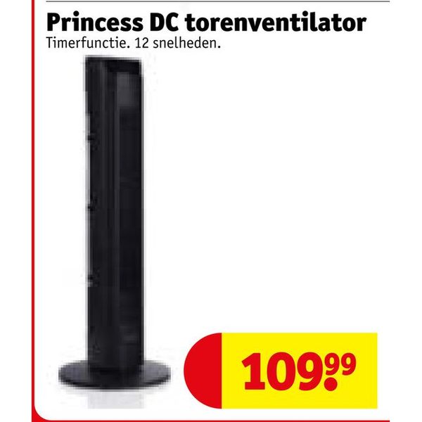 Princess DC torenventilator