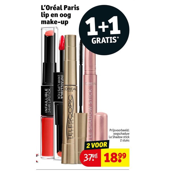 L'Oréal Paris lip en oog make-up