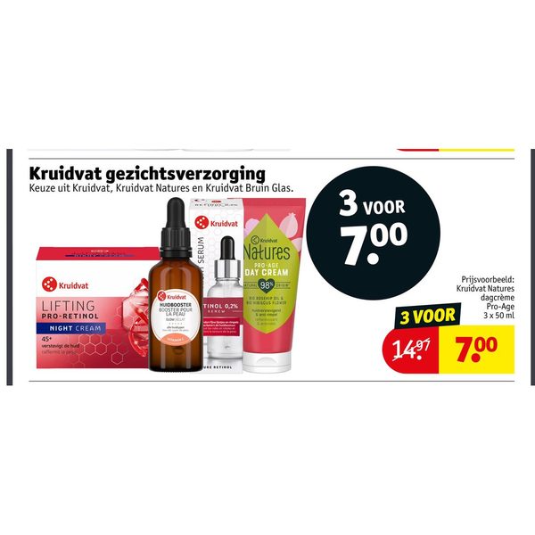 Kruidvat gezichtsverzorging