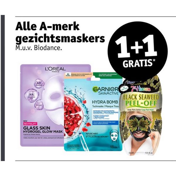 Alle A-merk gezichtsmaskers
