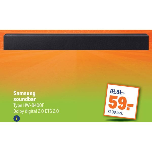 soundbar Type HW-B400F