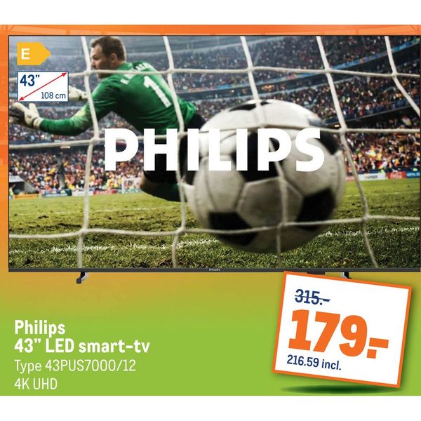 Philips 43" LED smart-tv