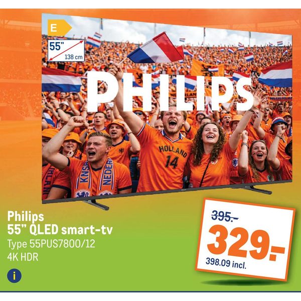 Philips 55" QLED smart-tv