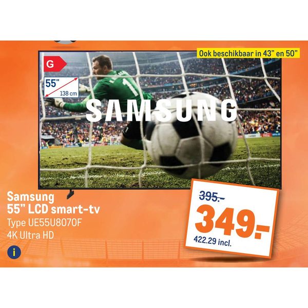 Samsung 55" LCD smart-tv