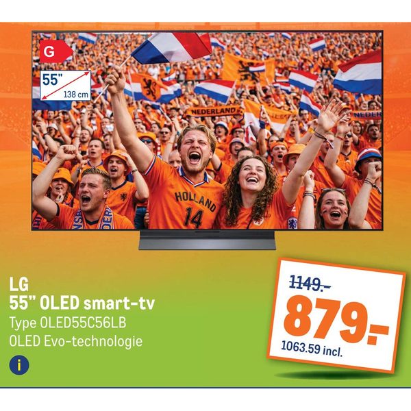 LG 55" OLED smart-tv