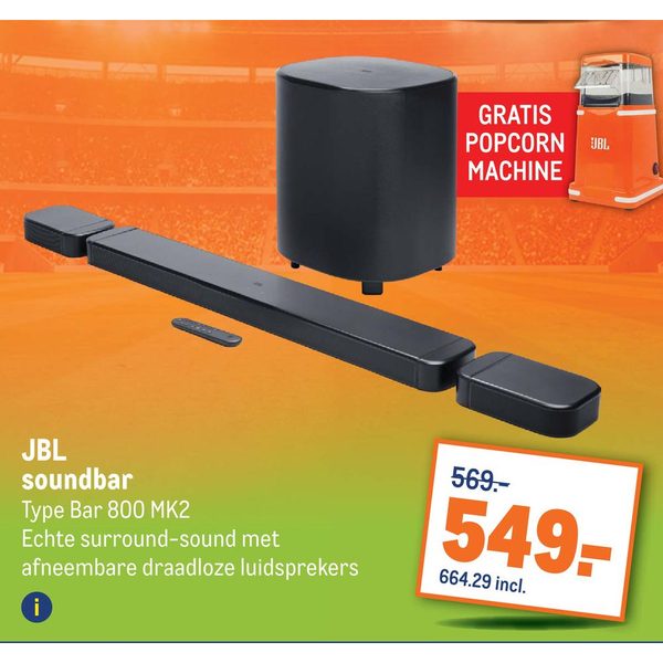JBL soundbar Type Bar 800 MK2