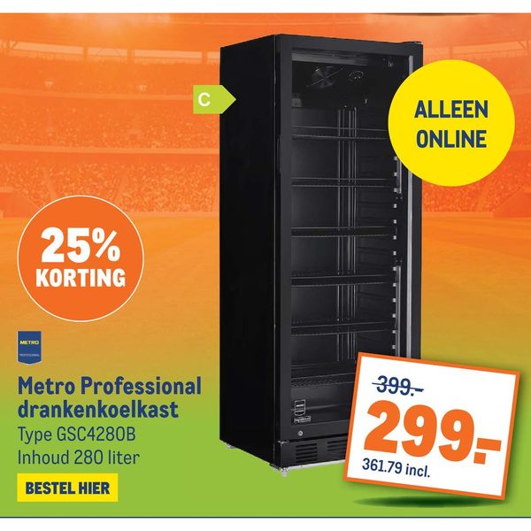 Metro Professional drankenkoelkast