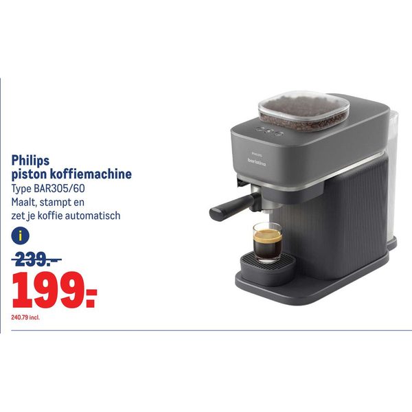 Philips piston koffiemachine