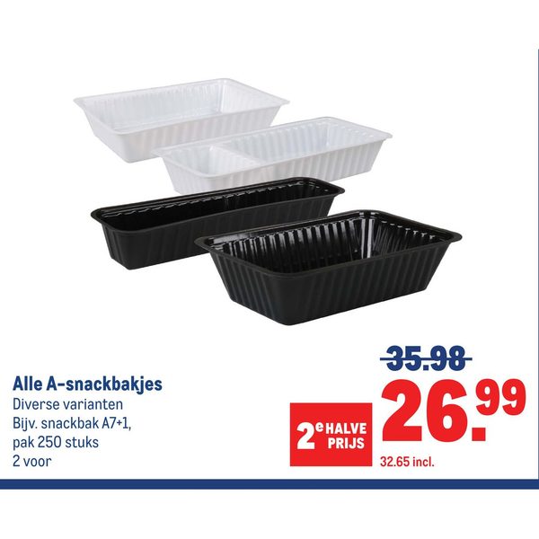 Alle A-snackbakjes
