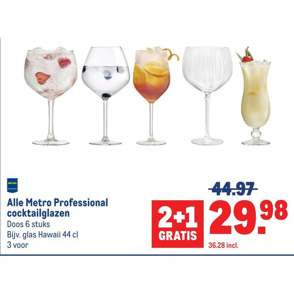Alle Metro Professional cocktailglazen