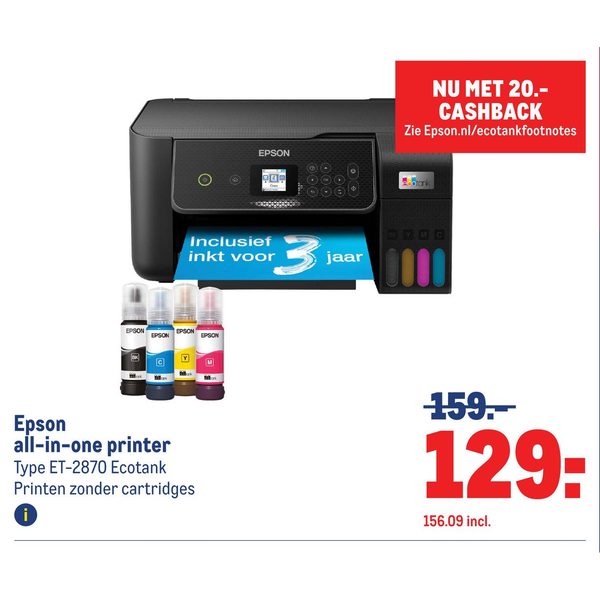 Epson all-in-one printer Type ET-2870 Ecotank