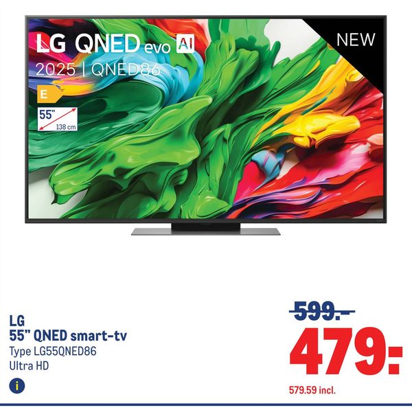 LG 55" QNED smart-tv