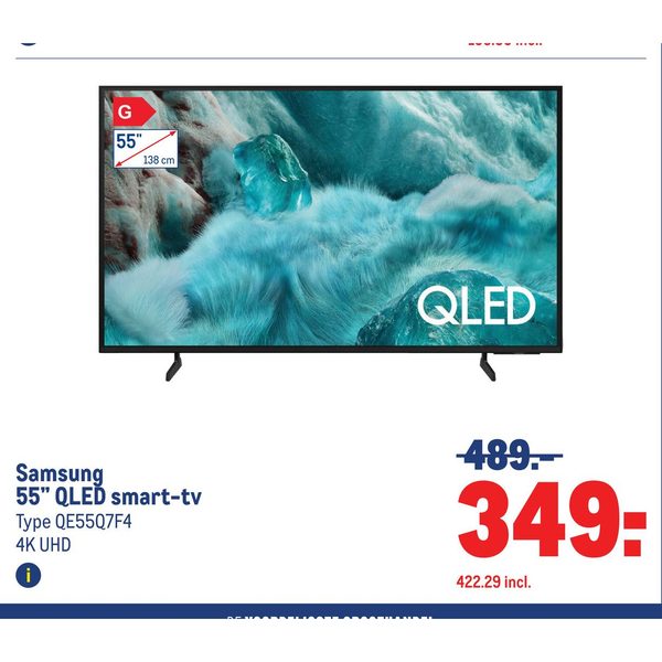 55" QLED smart-tv Type QE55Q7F4