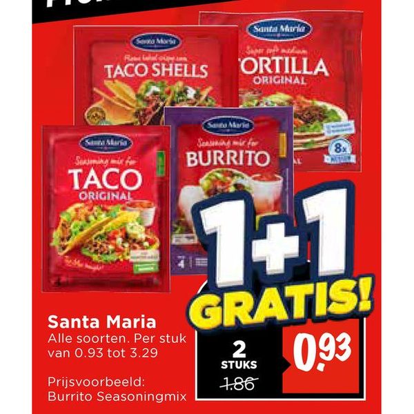 Diverse Mexican producten