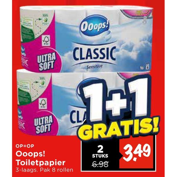Toiletpapier 3-laags
