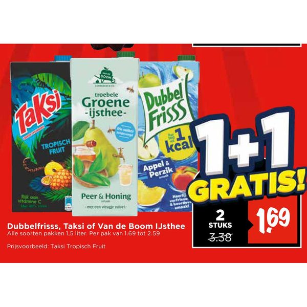 Dubbelfrisss, Taksi of Van de Boom IJsthee