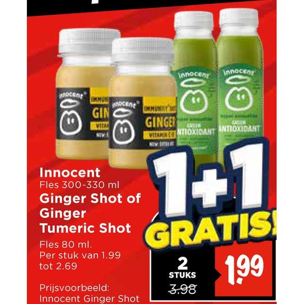Ginger Shot of Ginger Tumeric Shot