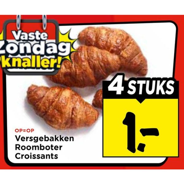 Versgebakken Roomboter Croissants