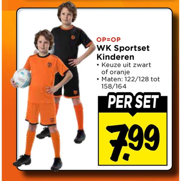WK Sportset Kinderen