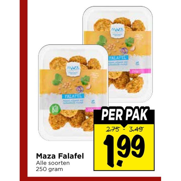 Maza Falafel Alle soorten