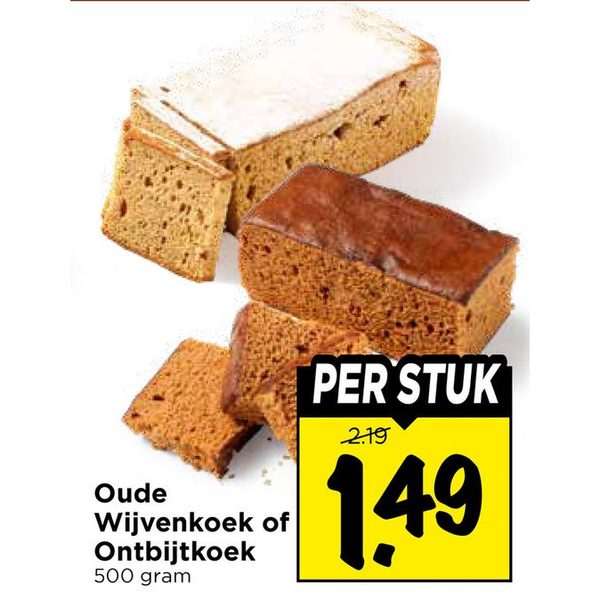 Oude Wijvenkoek of Ontbijtkoek