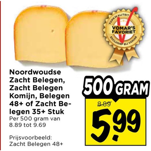 Noordwoudse Zacht Belegen Kaas