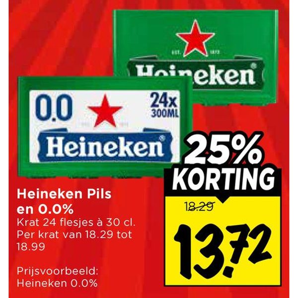 Heineken Pils en 0.0%