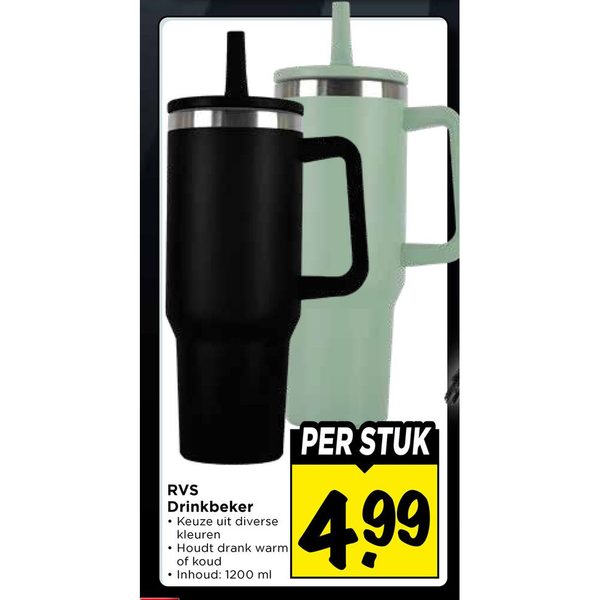 RVS Drinkbeker