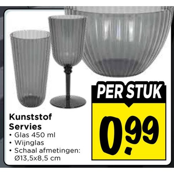 Kunststof Servies