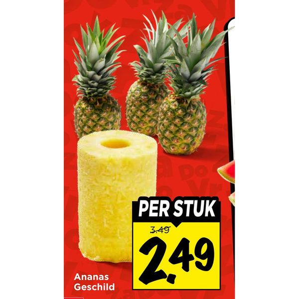 Ananas Geschild