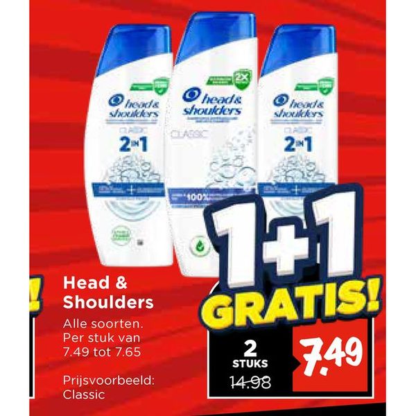 Head & Shoulders shampoo