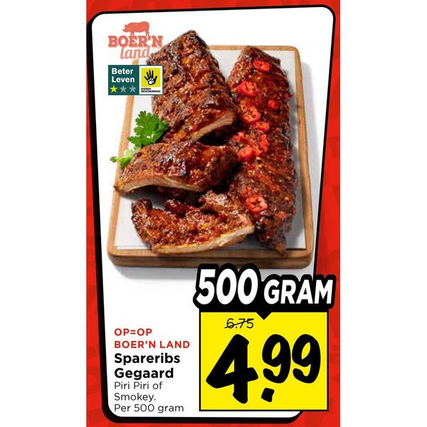 Boer'n land Spareribs