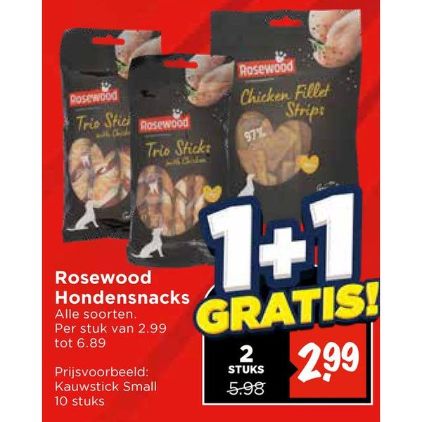 Rosewood Hondensnacks Alle soorten