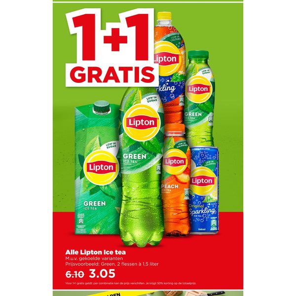 Alle Lipton Ice tea