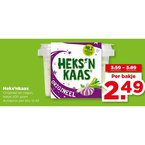 Heks'nkaas Origineel en vegan